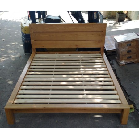 Oak 02 : Giường Ngủ Gỗ Sồi - Nệm 1m2 x 2m